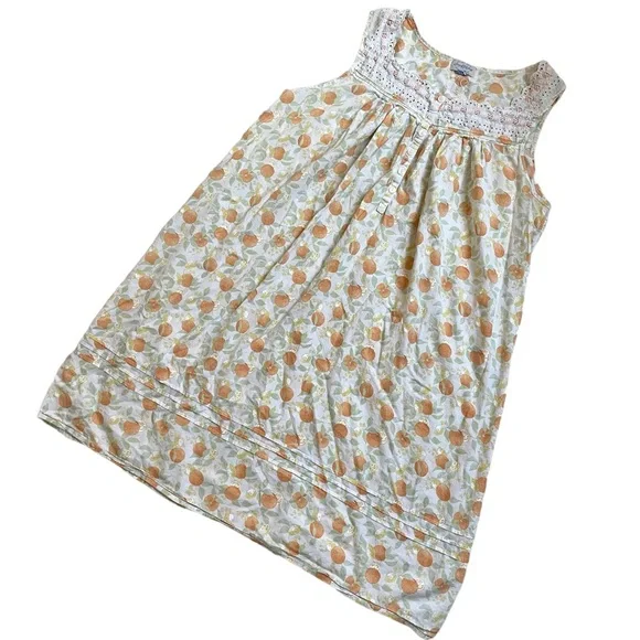 Vintage Lanz of Salzburg citrus print flowy summer house dress - Picture 14 of 16